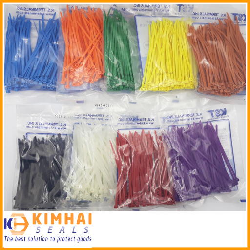 Dây rút nhựa màu - Thiết Bị Niêm Phong Kim Hải - Công Ty TNHH Một Thành Viên Vật Tư Và Thiết Bị Kim Hải